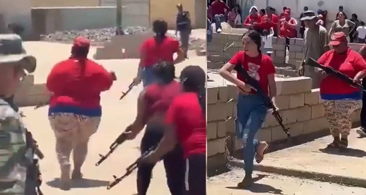 ulke savas alarmina gecti kadinlar da askeri egitime alindi hTw5KcFk