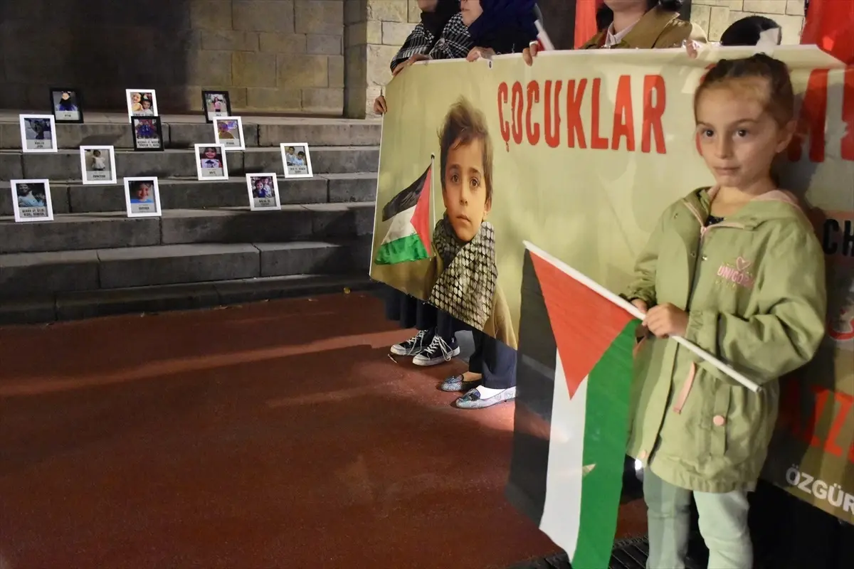 trabzonda israilin gazzeye saldirilari protesto edildi jde1ERk3